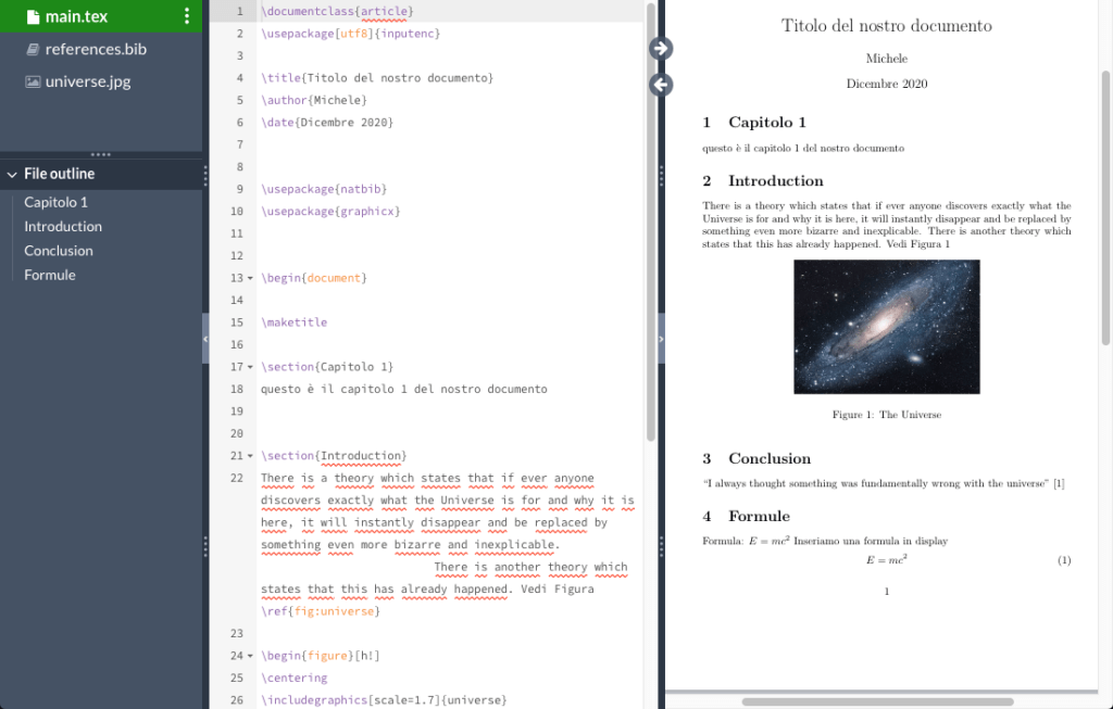 Scrivere una tesi con Latex
